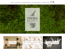 Tablet Screenshot of mossbeauty.com
